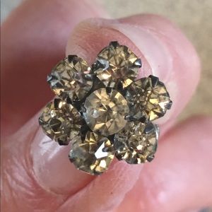 RESERVED Vintage 1920’s paste rhinestone earrings.